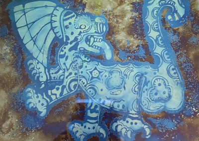 Titanium Aztec art