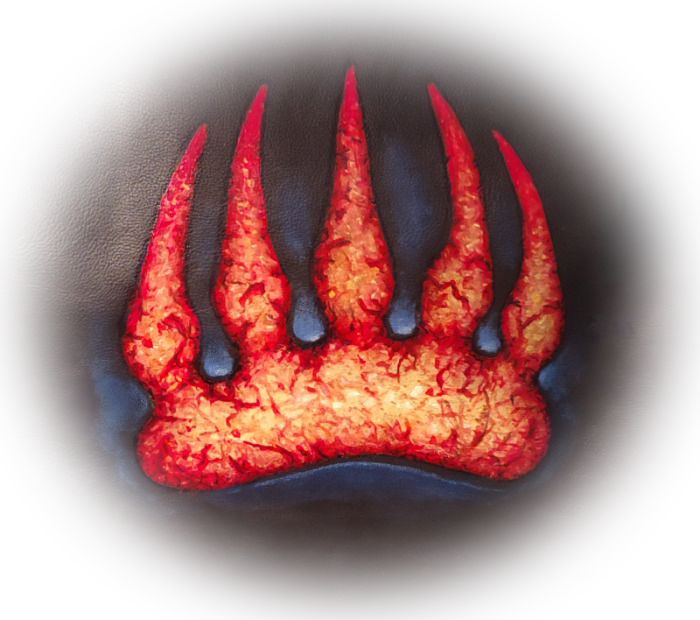 The fire bear paw